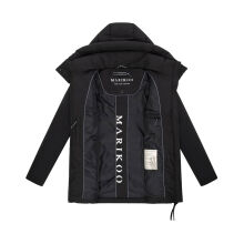 Marikoo Tivaa Damen Herbst Winter Steppjacke Schwarz-Gr&ouml;&szlig;e S - Gr. 36