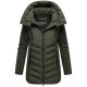 Marikoo Tivaa Damen Herbst Winter Steppjacke Dark Olive-Größe XS - Gr. 34