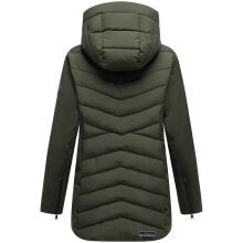 Marikoo Tivaa Damen Herbst Winter Steppjacke Dark Olive-Gr&ouml;&szlig;e M - Gr. 38