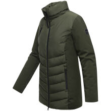 Marikoo Tivaa Damen Herbst Winter Steppjacke Dark Olive-Gr&ouml;&szlig;e XL - Gr. 42