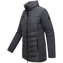 Marikoo Tivaa Damen Herbst Winter Steppjacke Anthrazit-Gr&ouml;&szlig;e S - Gr. 36