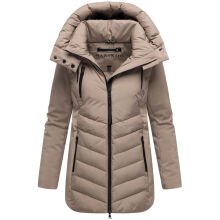 Marikoo Tivaa Damen Herbst Winter Steppjacke Taupe Grey-Größe M - Gr. 38