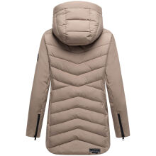 Marikoo Tivaa Damen Herbst Winter Steppjacke Taupe Grey-Größe M - Gr. 38