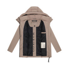 Marikoo Tivaa Damen Herbst Winter Steppjacke Taupe Grey-Größe M - Gr. 38