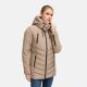Marikoo Tivaa Damen Herbst Winter Steppjacke Taupe Grey-Größe M - Gr. 38