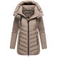 Marikoo Tivaa Damen Herbst Winter Steppjacke Taupe Grey-Größe M - Gr. 38