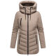 Marikoo Tivaa Damen Herbst Winter Steppjacke Taupe Grey-Größe M - Gr. 38