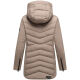Marikoo Tivaa Damen Herbst Winter Steppjacke Taupe Grey-Größe M - Gr. 38