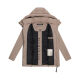Marikoo Tivaa Damen Herbst Winter Steppjacke Taupe Grey-Größe M - Gr. 38