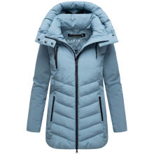 Marikoo Tivaa Damen Herbst Winter Steppjacke Powder Blue-Gr&ouml;&szlig;e L - Gr. 40