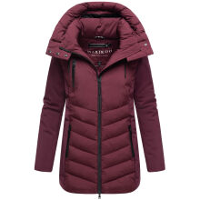 Marikoo Tivaa Damen Herbst Winter Steppjacke Wine-Größe XS - Gr. 34
