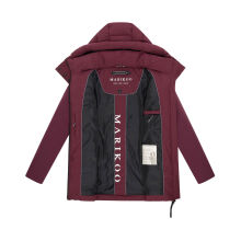 Marikoo Tivaa Damen Herbst Winter Steppjacke Wine-Gr&ouml;&szlig;e L - Gr. 40