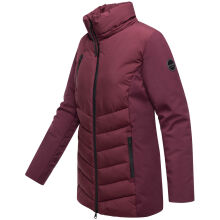 Marikoo Tivaa Damen Herbst Winter Steppjacke Wine-Gr&ouml;&szlig;e XXL - Gr. 44