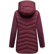 Marikoo Tivaa Damen Herbst Winter Steppjacke Wine-Gr&ouml;&szlig;e XXL - Gr. 44