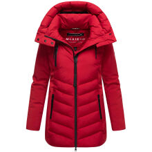 Marikoo Tivaa Damen Herbst Winter Steppjacke Deep Red-Gr&ouml;&szlig;e M - Gr. 38