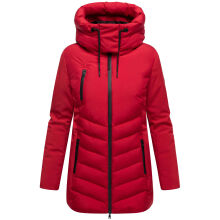 Marikoo Tivaa Damen Herbst Winter Steppjacke Deep Red-Gr&ouml;&szlig;e M - Gr. 38