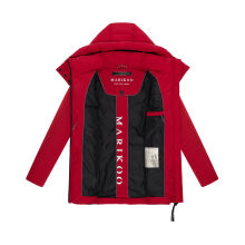 Marikoo Tivaa Damen Herbst Winter Steppjacke Deep Red-Gr&ouml;&szlig;e M - Gr. 38