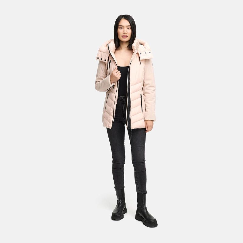Marikoo Tivaa Damen Herbst Winter Steppjacke Light Peach