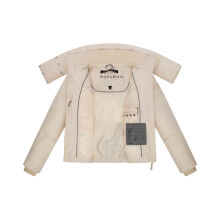 Navahoo Traumelfe Damen Herbst Winter Jacke kurz Cream-Gr&ouml;&szlig;e L - Gr. 40