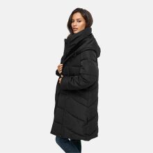 Marikoo Virenaa Damen Winter Steppjacke halblang Schwarz Größe M - Gr. 38
