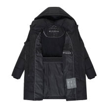 Marikoo Virenaa Damen Winter Steppjacke halblang Schwarz Größe M - Gr. 38