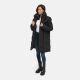Marikoo Virenaa Damen Winter Steppjacke halblang Schwarz Größe M - Gr. 38