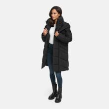 Marikoo Virenaa Damen Winter Steppjacke halblang Schwarz Größe L - Gr. 40