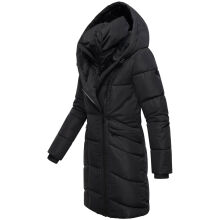 Marikoo Virenaa Damen Winter Steppjacke halblang Schwarz Größe L - Gr. 40