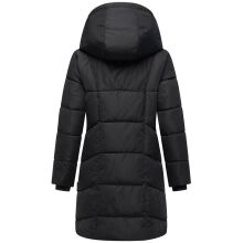Marikoo Virenaa Damen Winter Steppjacke halblang Schwarz Größe L - Gr. 40