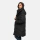 Marikoo Virenaa Damen Winter Steppjacke halblang Schwarz Größe L - Gr. 40