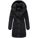 Marikoo Virenaa Damen Winter Steppjacke halblang Schwarz Größe L - Gr. 40
