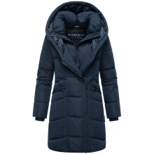 Marikoo Virenaa Damen Winter Steppjacke halblang Navy Gr&ouml;&szlig;e M - Gr. 38