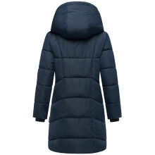 Marikoo Virenaa Damen Winter Steppjacke halblang Navy Gr&ouml;&szlig;e L - Gr. 40