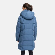 Marikoo Virenaa Damen Winter Steppjacke halblang Dusty Blue Gr&ouml;&szlig;e M - Gr. 38