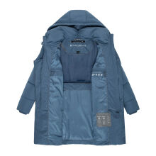 Marikoo Virenaa Damen Winter Steppjacke halblang Dusty Blue Gr&ouml;&szlig;e M - Gr. 38
