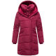 Marikoo Virenaa Damen Winter Steppjacke halblang Berry Wine Größe S - Gr. 36