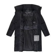 Navahoo Wolkenkuss Winter Steppjacke halblang Schwarz-Gr&ouml;&szlig;e XXXL - Gr. 46