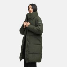 Navahoo Wolkenkuss Winter Steppjacke halblang Dark Olive-Gr&ouml;&szlig;e L - Gr. 40