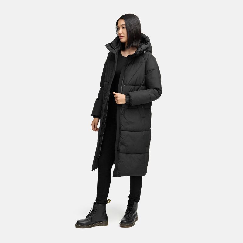 Marikoo Yaskaa Damen Herbst Winter Parka Jacke Schwarz Größe XXXL - Gr. 46