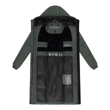 Marikoo Yaskaa Damen Herbst Winter Parka Jacke Stone Green Gr&ouml;&szlig;e L - Gr. 40