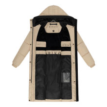 Marikoo Yaskaa Damen Herbst Winter Parka Jacke Beige Gr&ouml;&szlig;e XXXL - Gr. 46