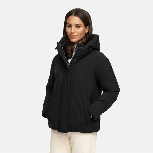 Marikoo Yeminaa Damen Herbst Winter Jacke Schwarz Größe M - Gr. 38