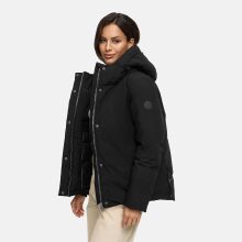 Marikoo Yeminaa Damen Herbst Winter Jacke Schwarz Größe XL - Gr. 42