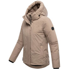 Marikoo Yeminaa Damen Herbst Winter Jacke Taupe Grey Gr&ouml;&szlig;e XS - Gr. 34