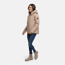 Marikoo Yeminaa Damen Herbst Winter Jacke Taupe Grey Gr&ouml;&szlig;e S - Gr. 36