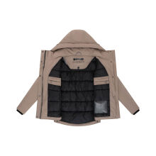 Marikoo Yeminaa Damen Herbst Winter Jacke Taupe Grey Gr&ouml;&szlig;e S - Gr. 36