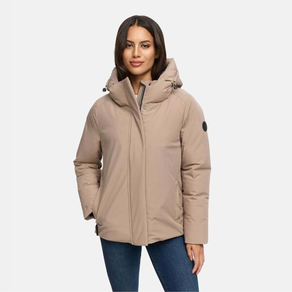 Marikoo Yeminaa Damen Herbst Winter Jacke Taupe Grey Größe M - Gr. 38