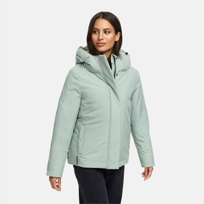 Marikoo Yeminaa Damen Herbst Winter Jacke Smokey Mitnt Gr&ouml;&szlig;e L - Gr. 40