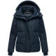 Navahoo Zauberlicht Damen Herbst Winter kurz Steppjacke Navy Größe S - Gr. 36