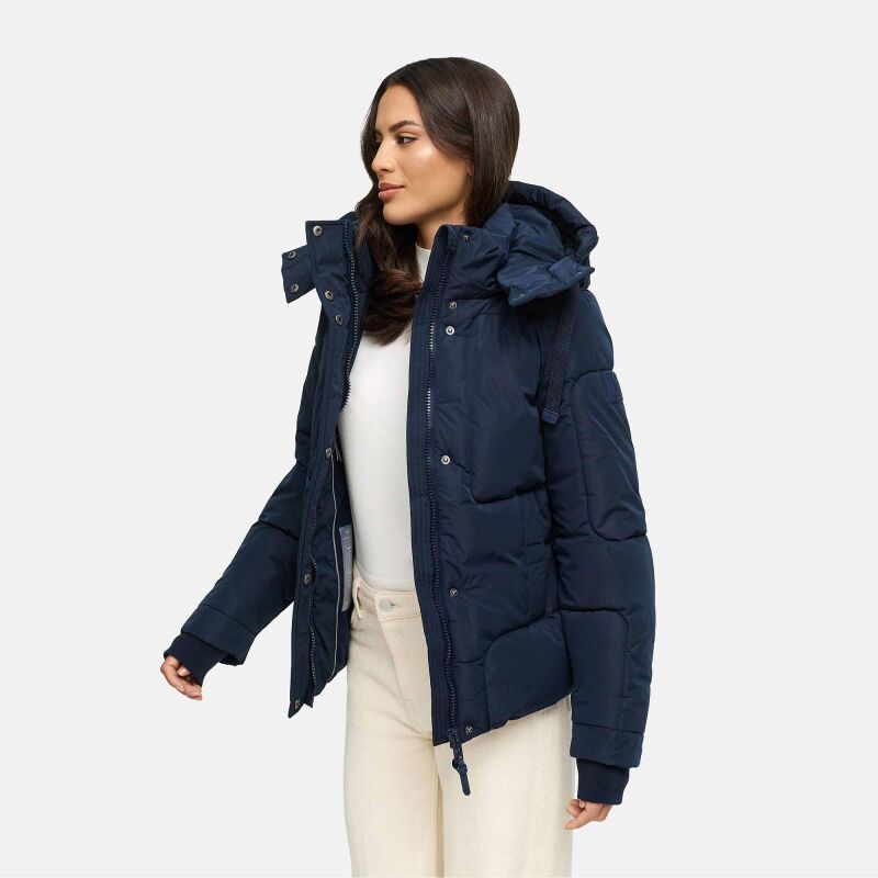 Navahoo Zauberlicht Damen Herbst Winter Steppjacke Navy Gr&ouml;&szlig;e M - Gr. 38